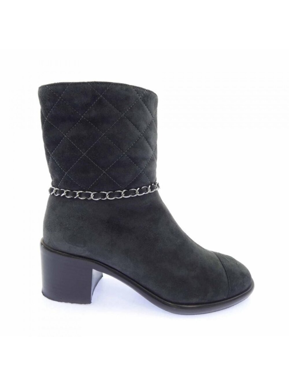 Chanel Boots Gray